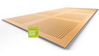 Square perforated boards with sound insulation coating; CAPT'AIR technology for improved air quality: Also available in WAB version