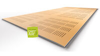 Square perforated boards with sound insulation coating; CAPT'AIR technology for improved air quality: Also available in WAB version