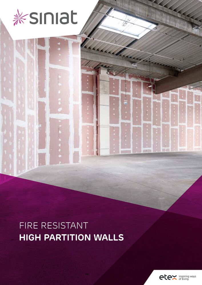 Fire Resistant High Partition Walls